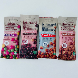 Chichery - geröstete Kichererbsen assortiert