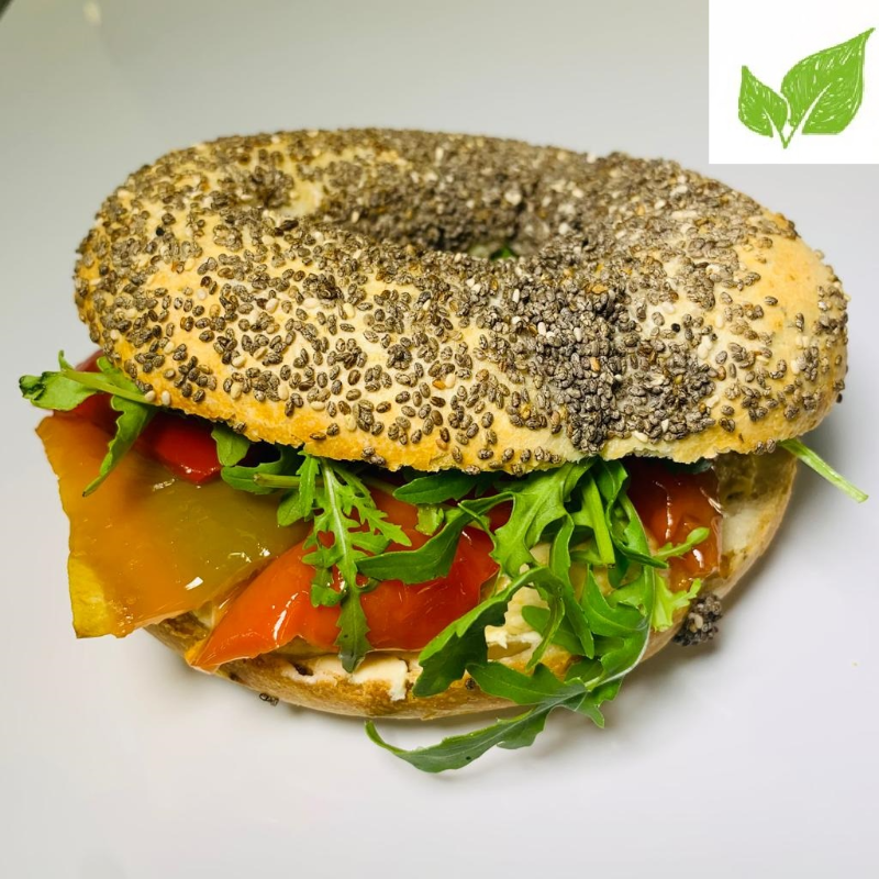 Bagel Hummus, Grillgemüse ( vegan ) Main Image