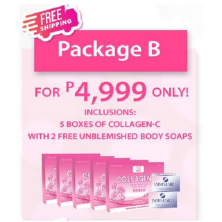 Distributor Package B (5 Collagen & 1 Unblemished Soap, 2 Kayakoto) FREE Shipping