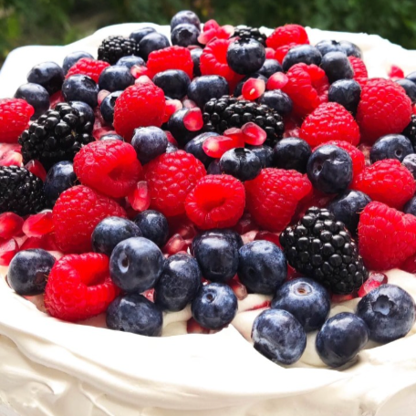 Pavlova aux fruits - parve