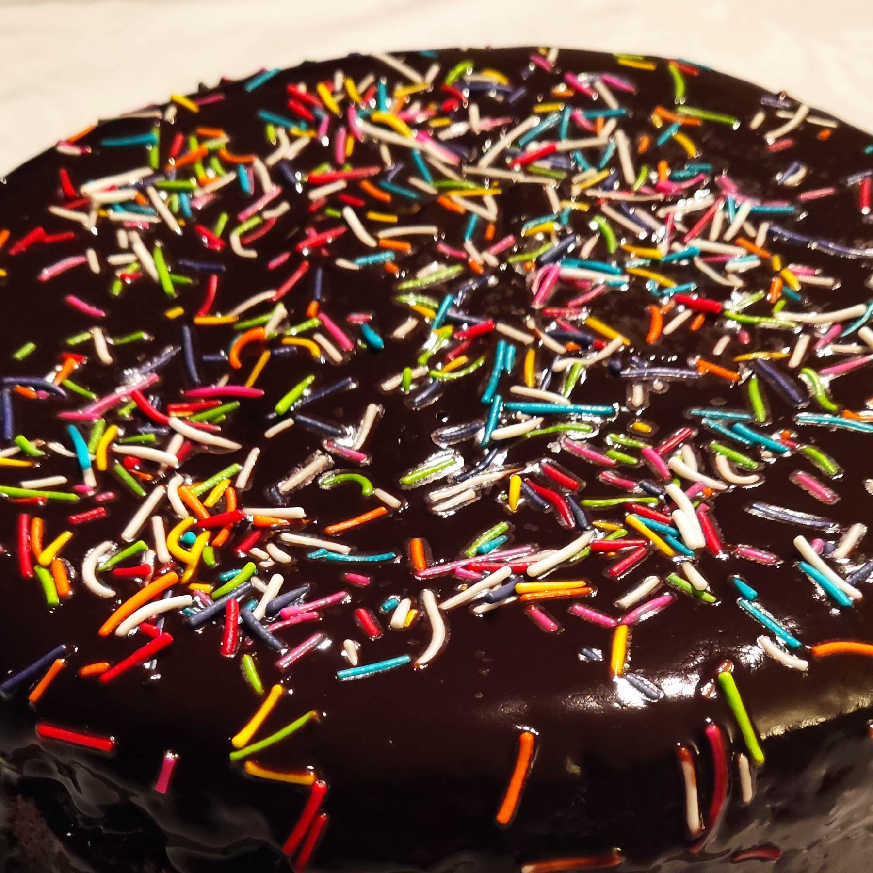 Gâteau anniversaire rond