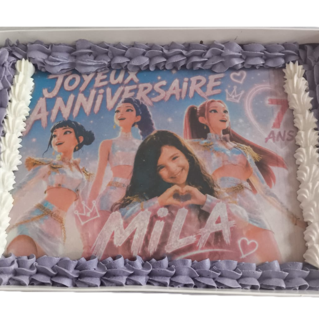 Gâteau anniversaire 2 + photo