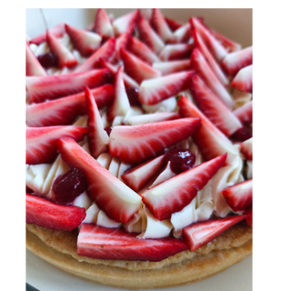 Tarte fraise - halavi - sans kitniot