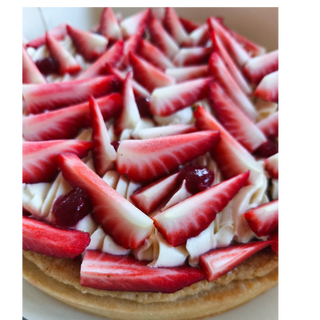 Tarte fraise - parve - avec kitniot