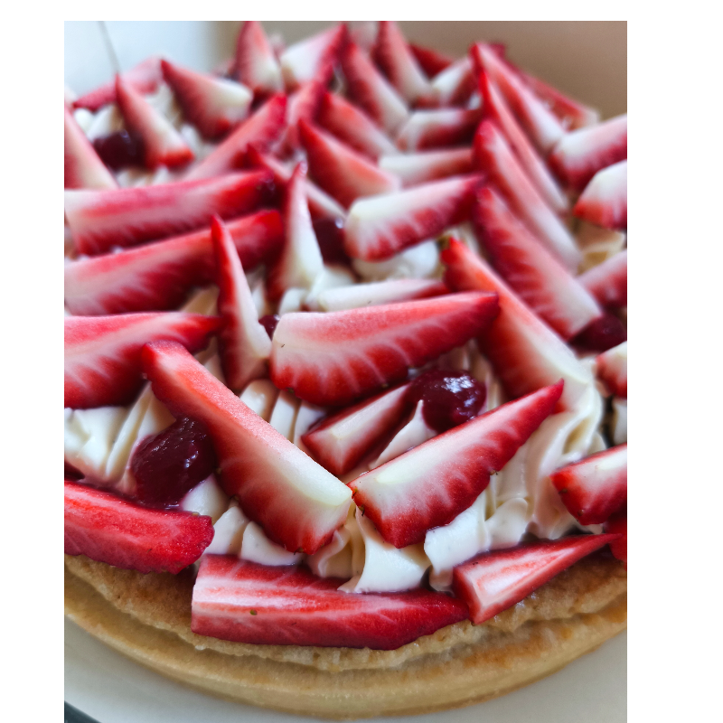 Tarte fraise - halavi - sans kitniot
