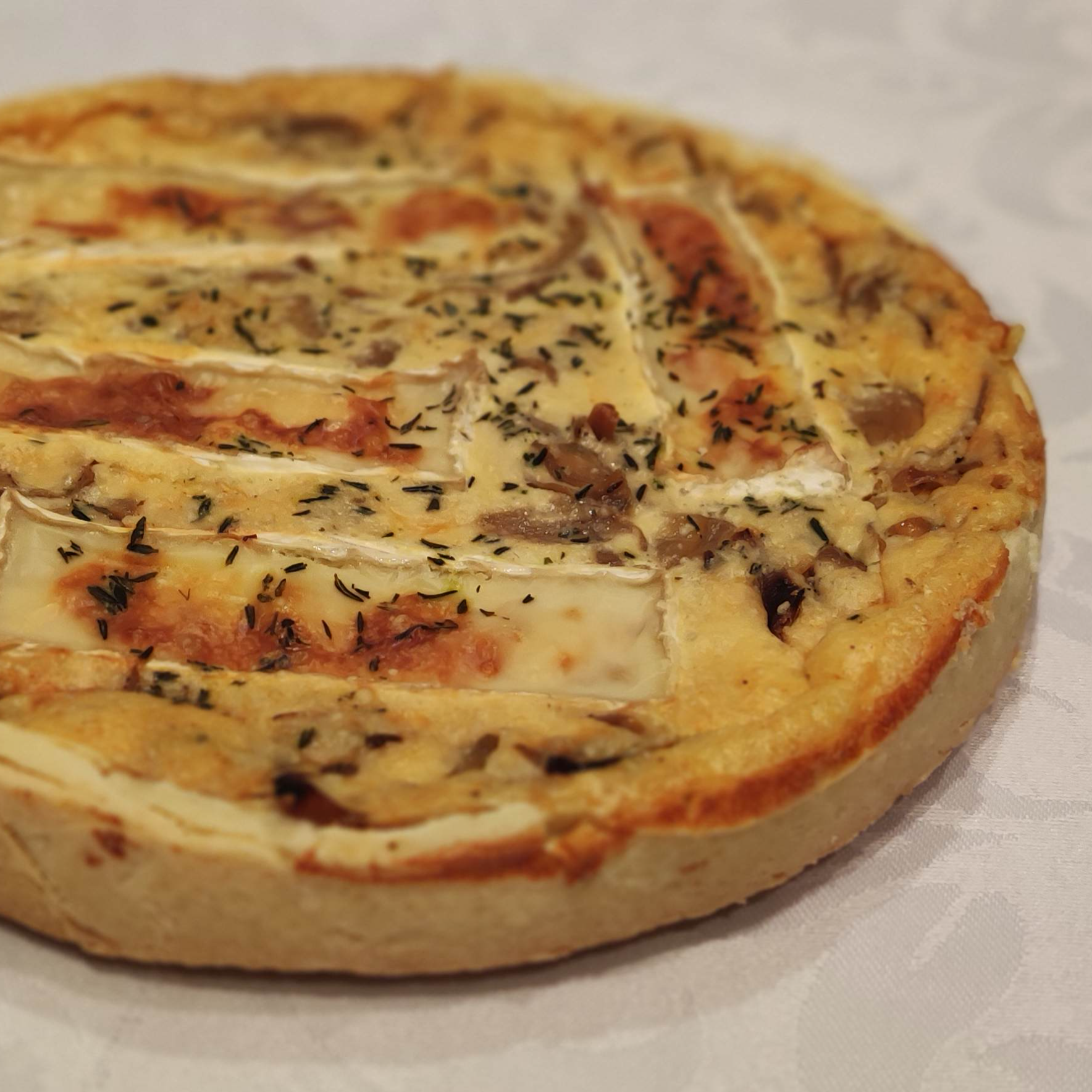 Quiche oignon camembert