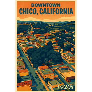 Downtown Chico 1920's - #151