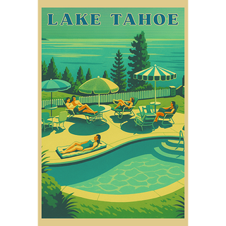 Lake Tahoe Pool Side  - #122