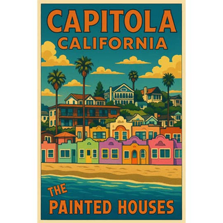 Painted Houses, Capitola -  #034