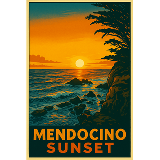 Mendocino Sunset -  #077