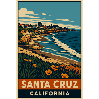 Santa Cruz Coastline -  #084