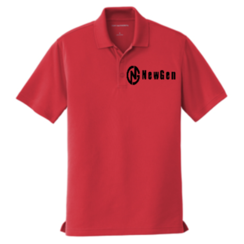 Men's Port Authority Polo-Red