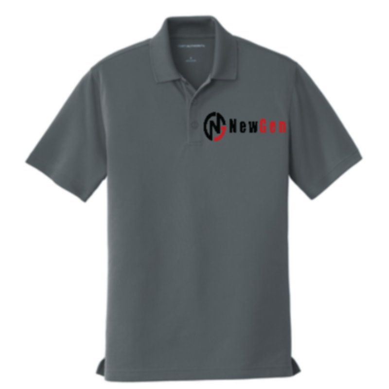 Men's Port Authority Polo-Gray