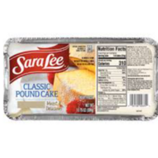 Sara Lee Pound Cake