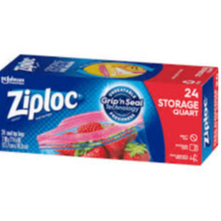 Ziploc Quart Bags