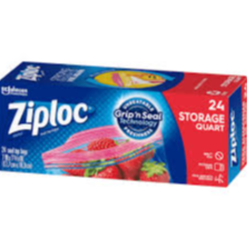 Ziploc Quart Bags
