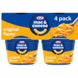 Instant Kraft Mac & Cheese 4 pk 