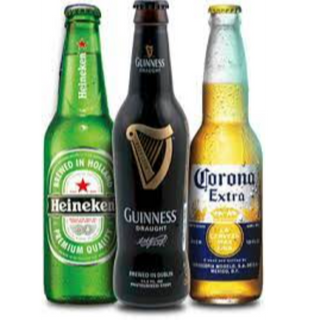 Imported beer 6 pk 