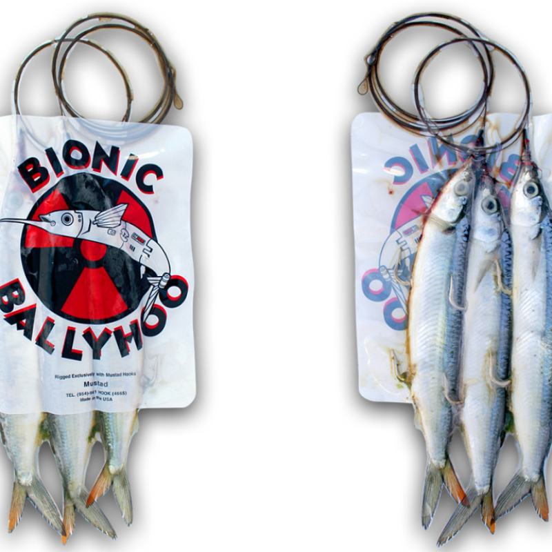 Pre Rigged Ballyhoo 3pk