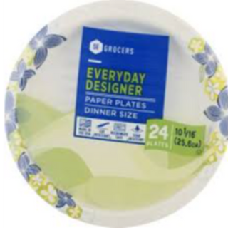 Disposable Plates 24 pk 