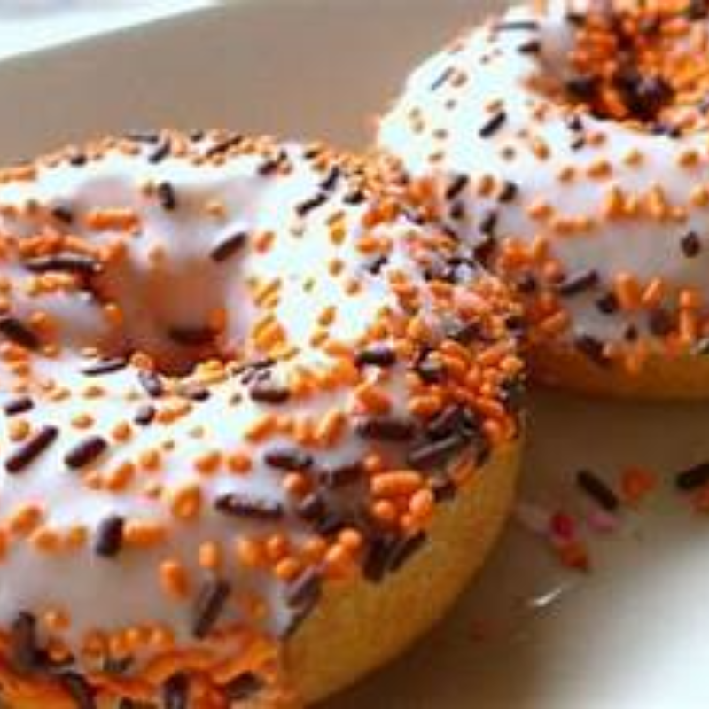 Treasure Chest (vanilla with fall-colored sprinkles)