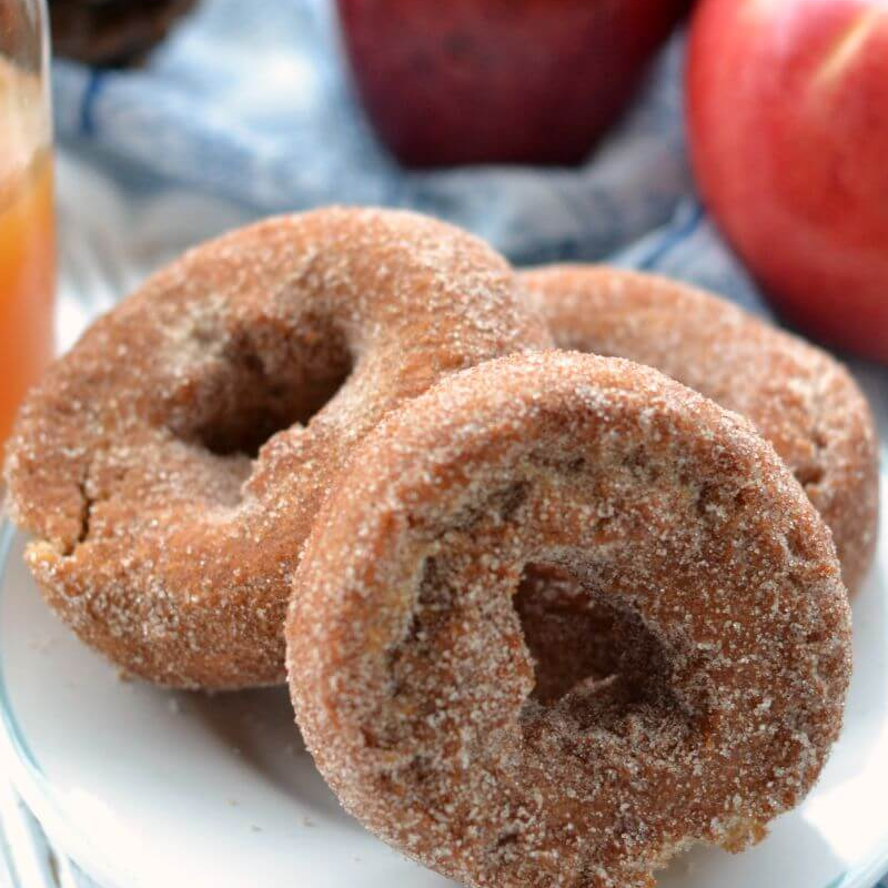 Apple Cider Donuts (rolled in cinnamon/sugar)