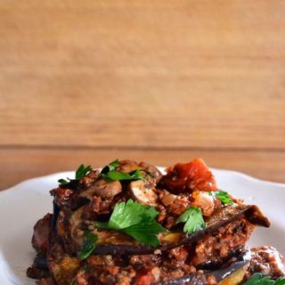 Vegan Cashew Cheese Lentil & Roasted Vegetable Pasta Lasagna. 