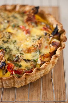 9" Roasted Vegetable Quiche