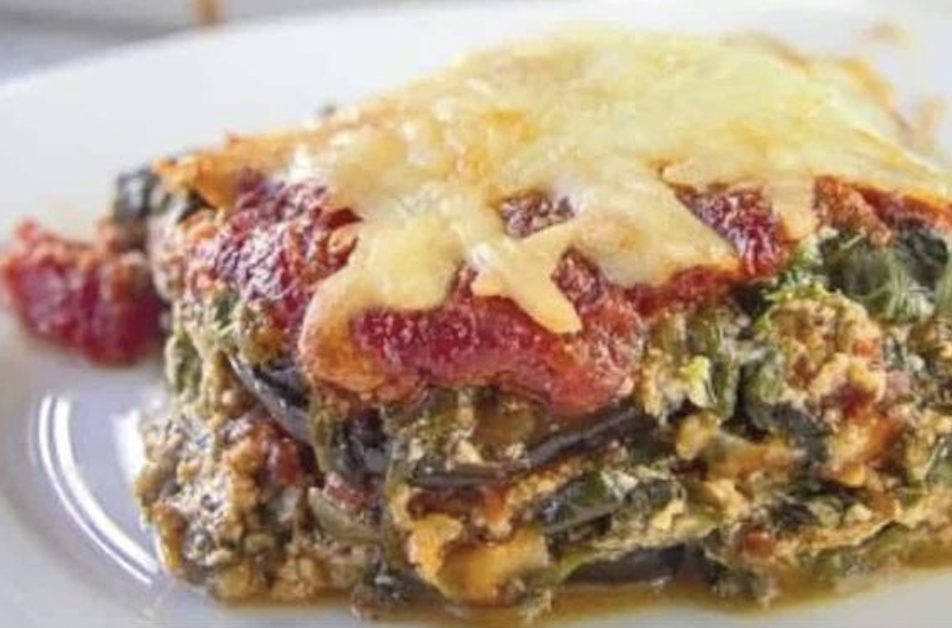 Chicken & Spinach Eggplant Lasagna - serves 2  Main Image