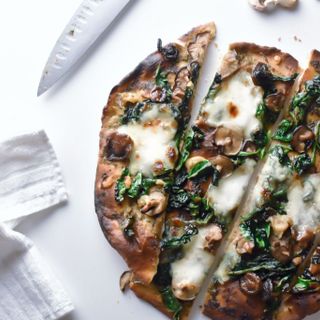 Seared Mushroom, Spinach & Roasted Garlic PITZA - Pack of 3 -