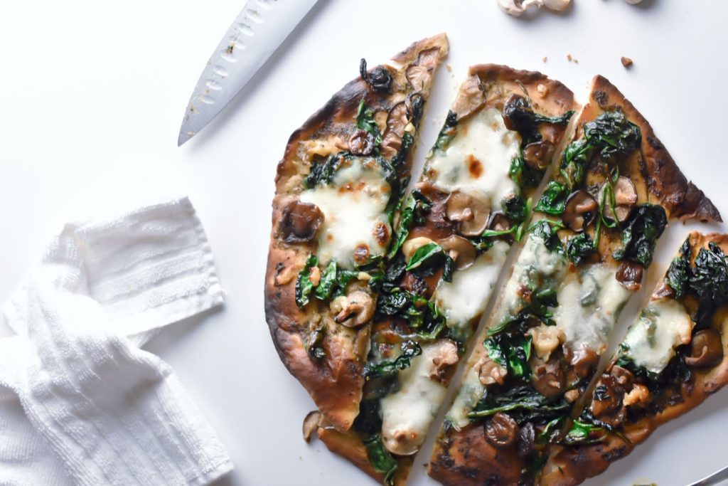 Seared Mushroom, Spinach & Roasted Garlic PITZA - Pack of 3 - Main Image