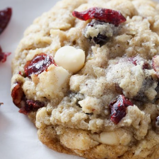 Oatmeal White Chocolate & Cranberry Cookies 6 