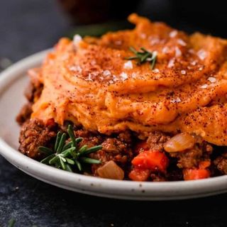 Turkey & Vegetable Sweet Potato Shepherd's Pie