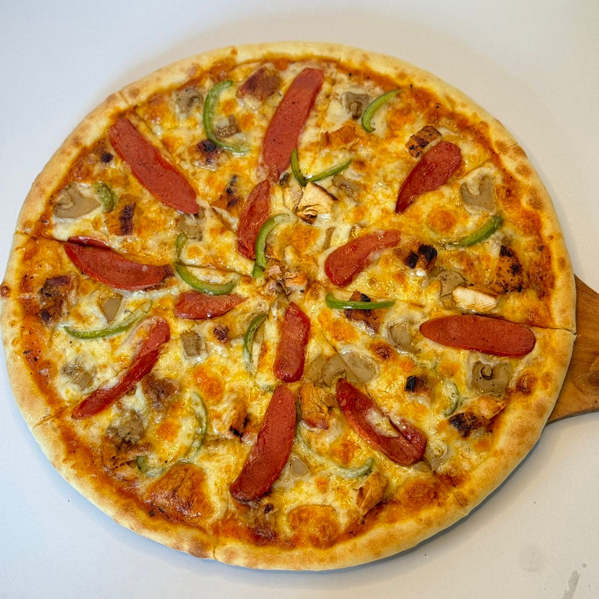 Chicken Sausage Pizza