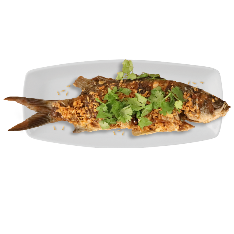 Ikan Kelah Organik -Garlic