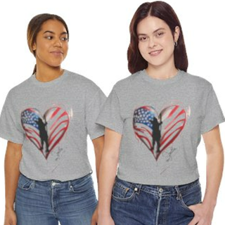 JOELLA HEART T-Shirt - Sports Gray Main Image