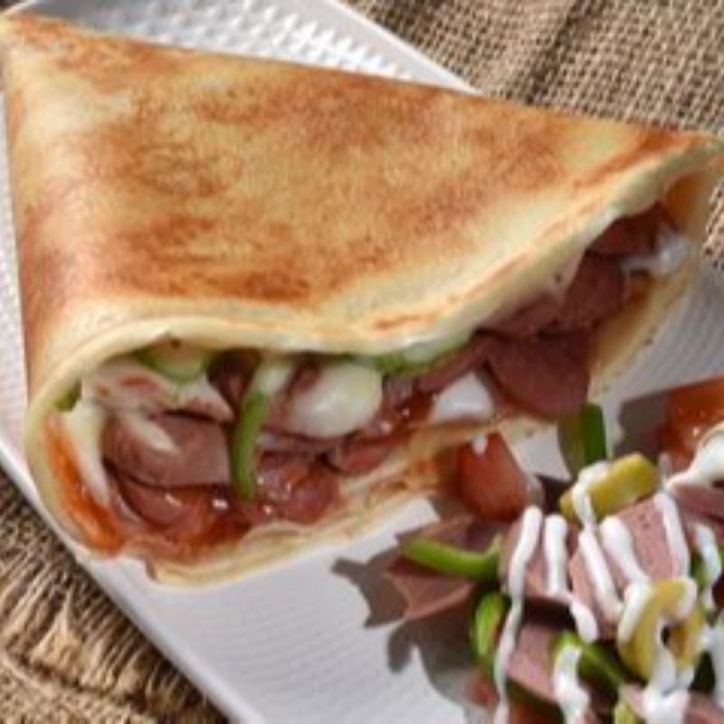 Alexandria Sausage Crepe