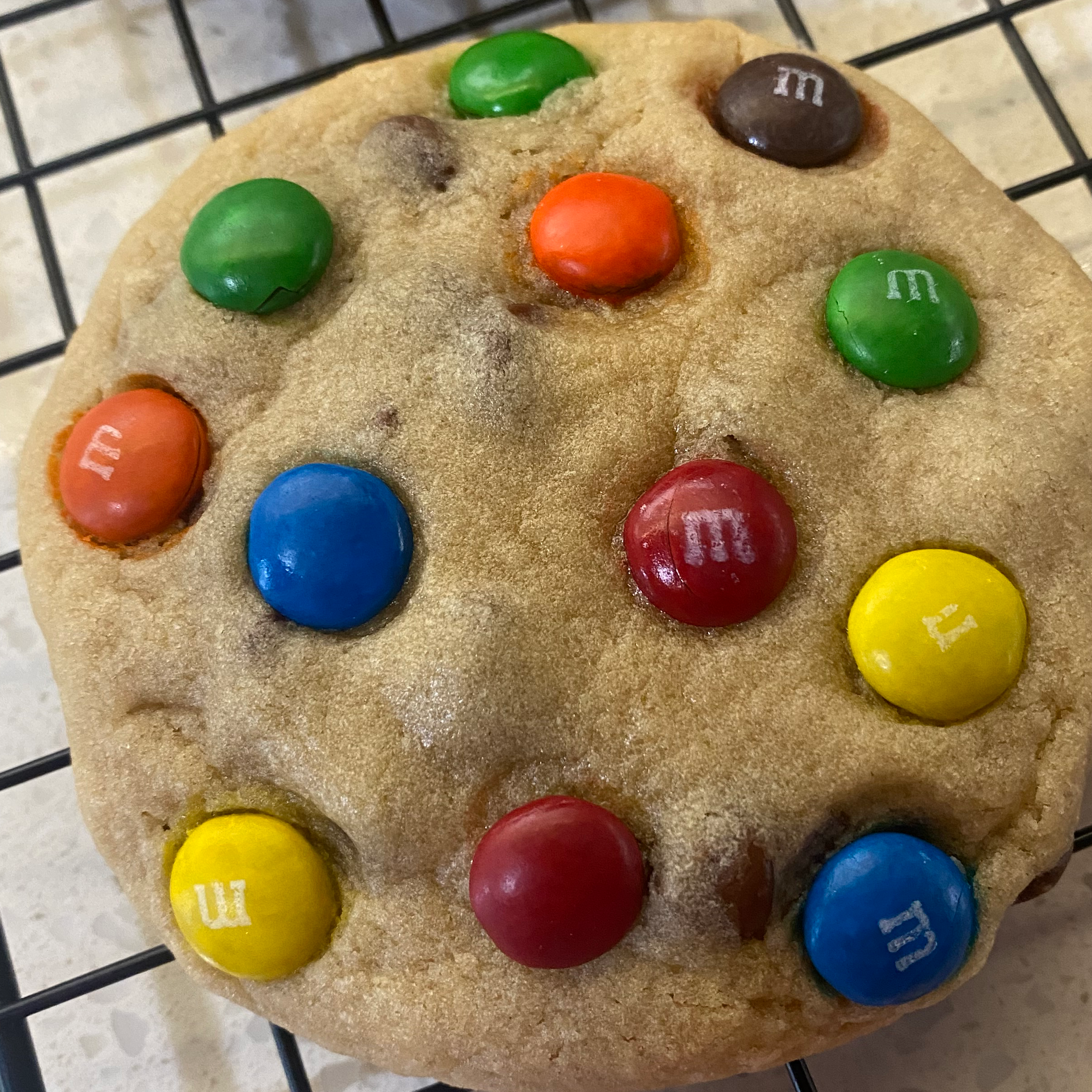 5.5 OZ Chocolate Chip M&M Cookie  Main Image