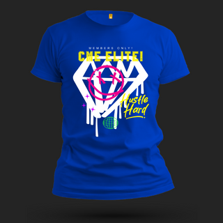 CME Elite "Hustle Hard" (Blue) front 