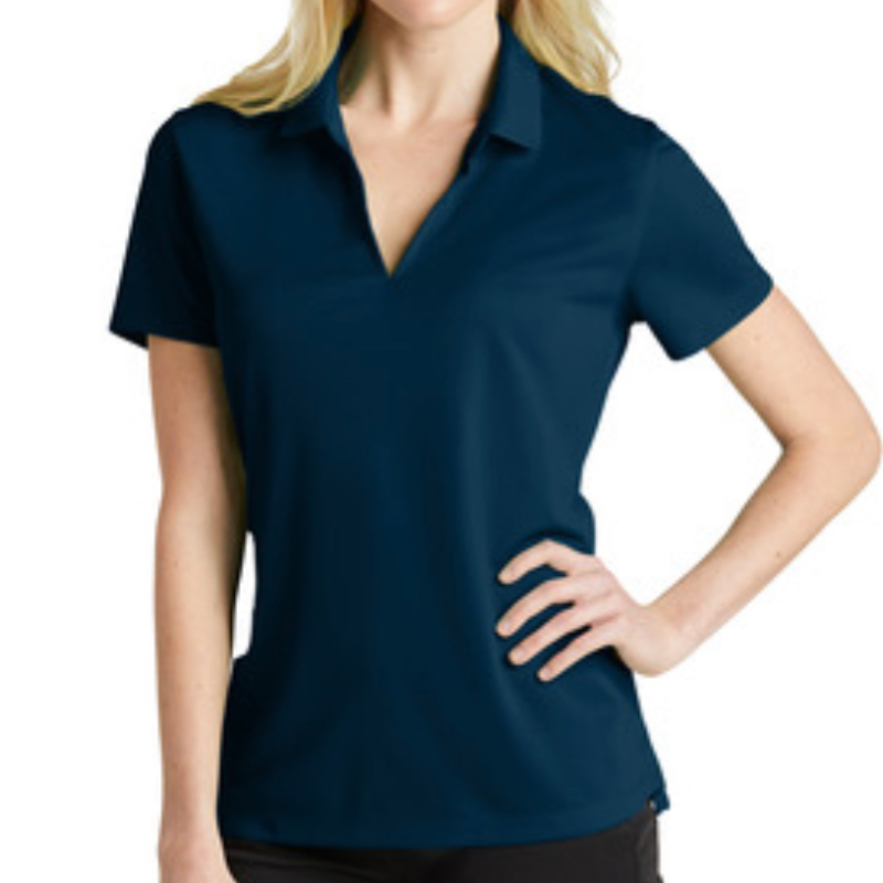 Nike Ladies Dri-FIT Micro Pique 2.0 Polo (NAVY) Main Image