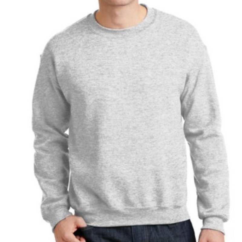 Gildan® Men's Heavy Blend™ Crewneck Sweatshirt (GRAY) Main Image