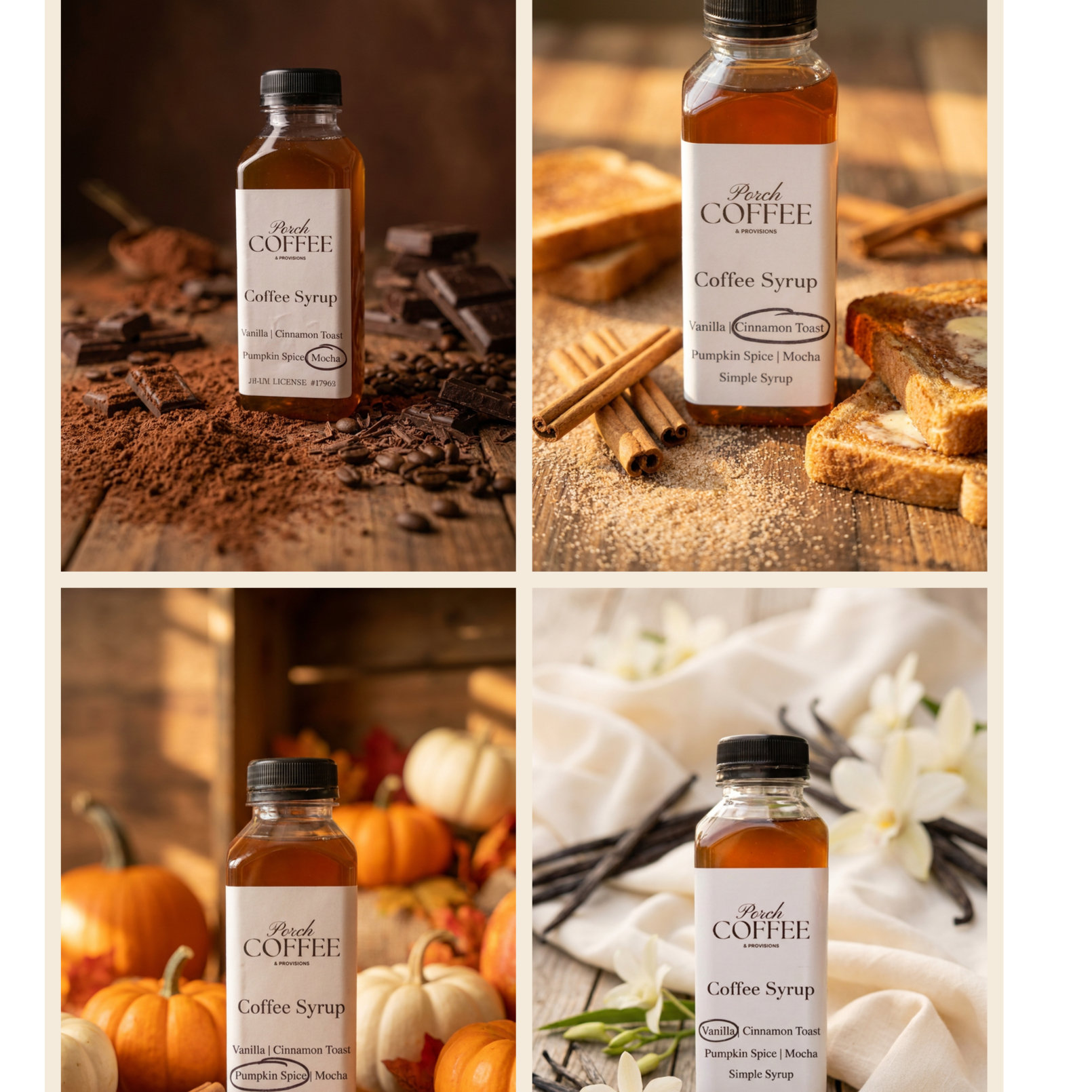 Porch Coffee - Organic Simple Syrups