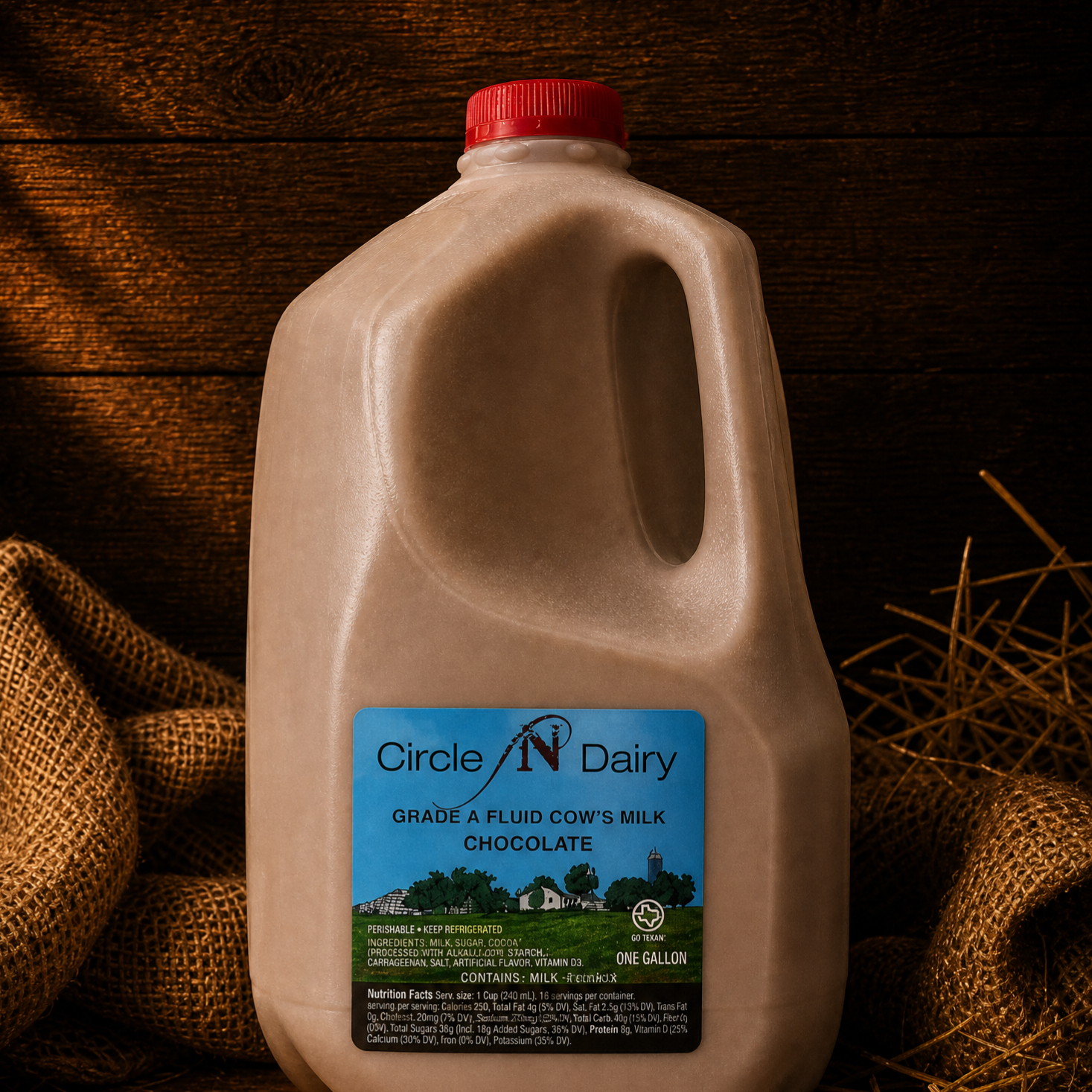 Chocolate Gallon Raw Milk