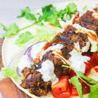 Lamb Sheek Kebab Wrap