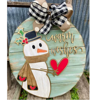 20" Snowman Wishes