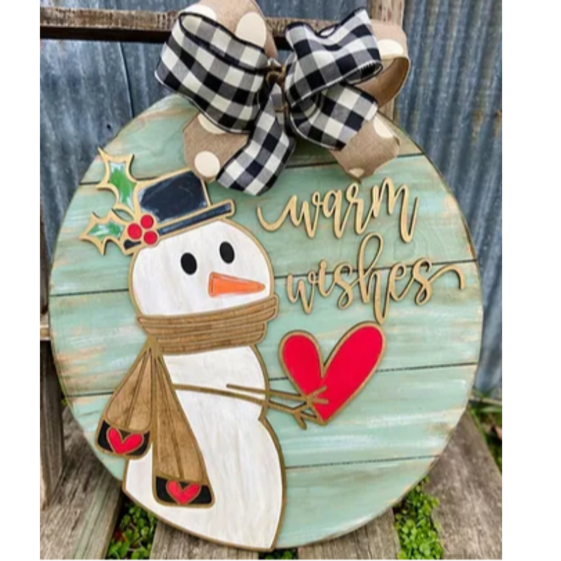 20" Snowman Wishes