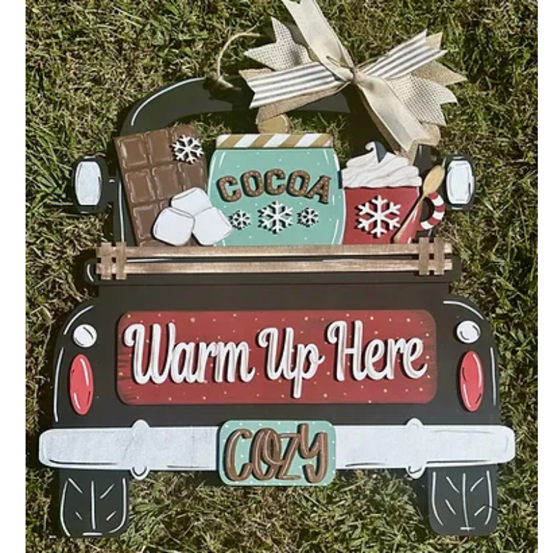 18" WARM UP HERE TRUCK