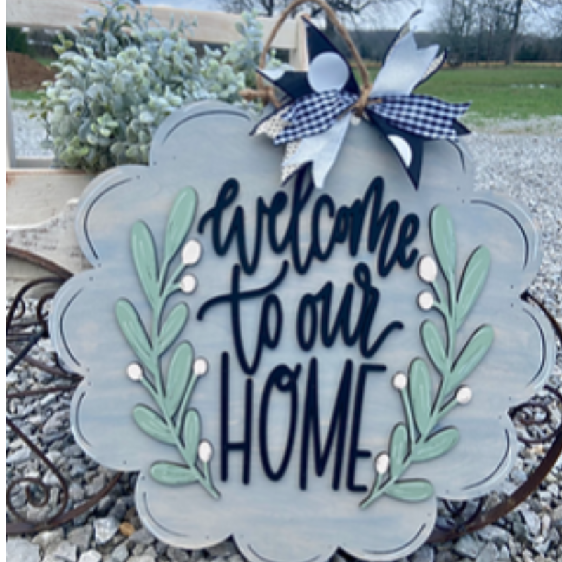 20" WELCOME TO HOME BUBBLE