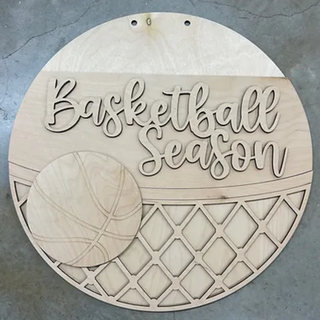 18" Round Basketball Season