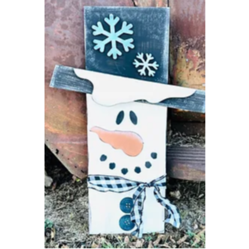 30" Porch Leaner Snowman